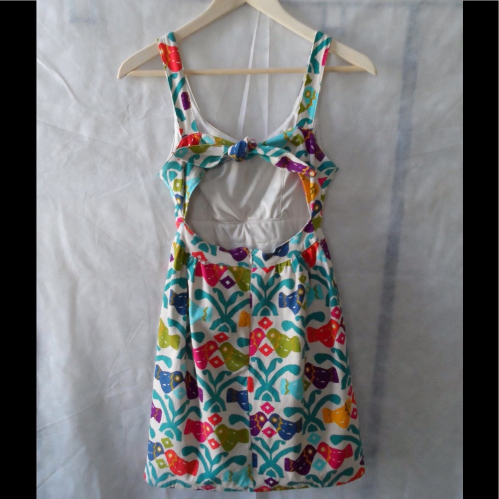 Judith March Multicolor Patterned Dress - Picture 2 of 6